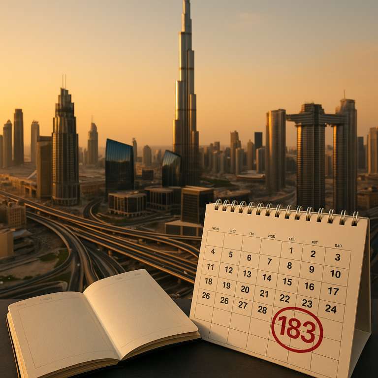 Résidence fiscale à Dubaï : combien de jours faut-il passer aux Émirats ?