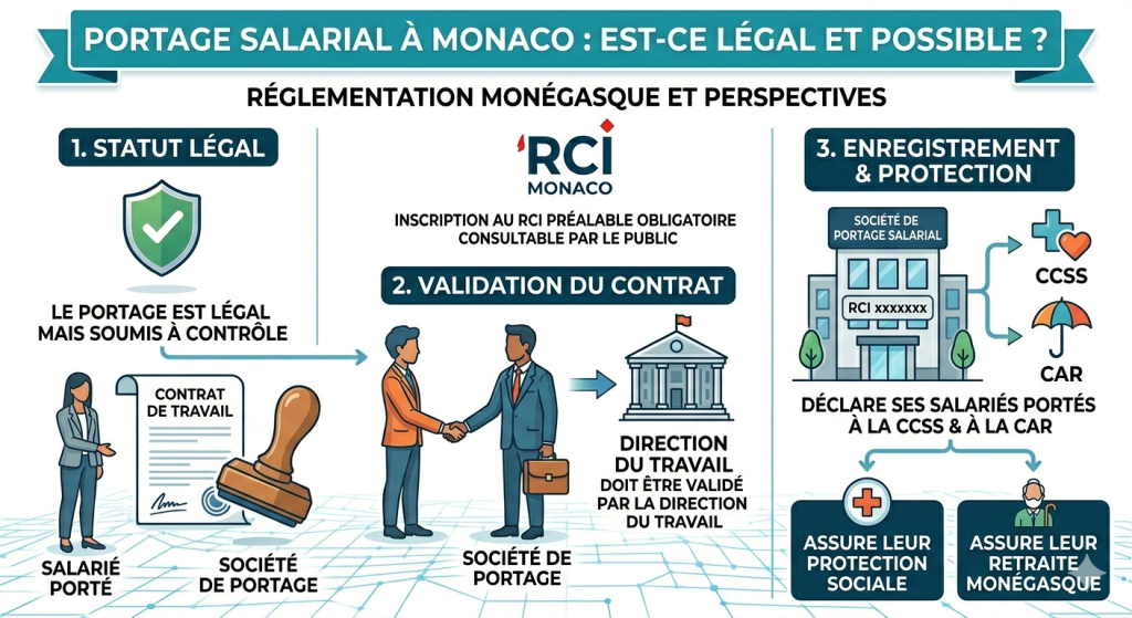 Portage salarial à Monaco  est-ce légal et possible 