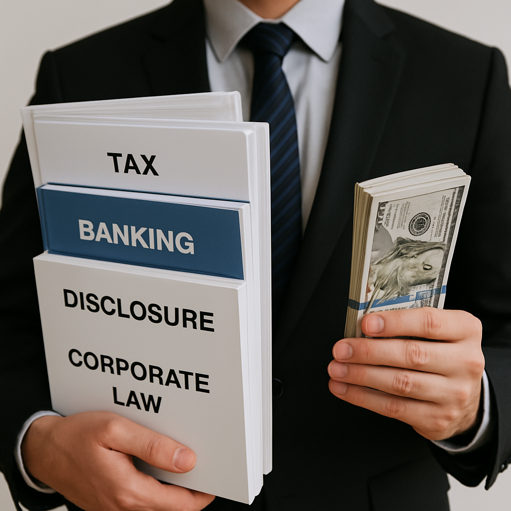 La structuration dépendra des conventions fiscales, de la réglementation bancaire, des obligations d
