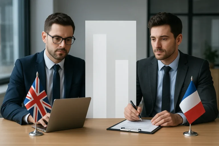 Comparaison salaire moyen Angleterre vs France